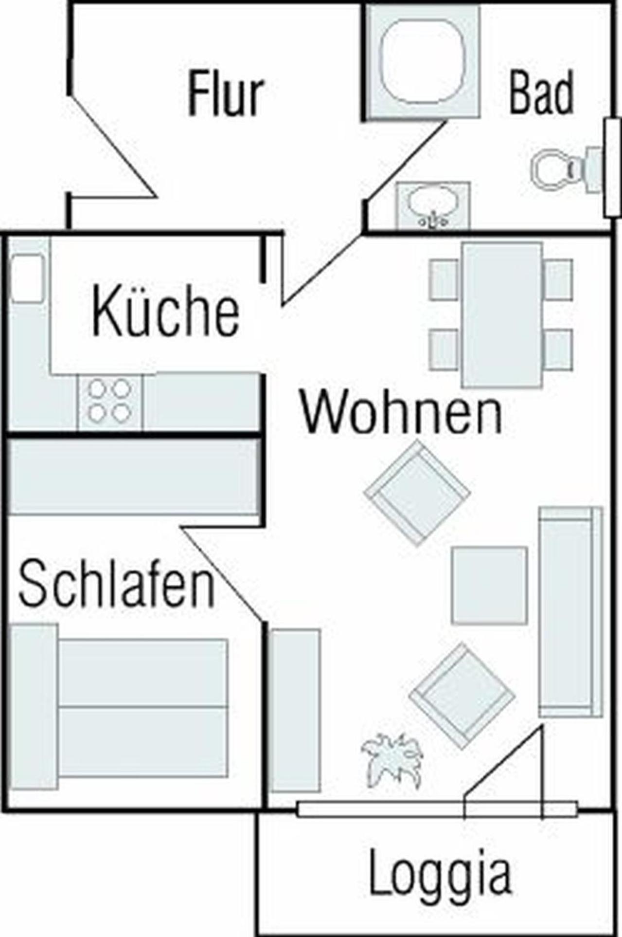 4-21, Friedrichstr, Im Herzen Westerlands, Sehr Strandnah, Balkon, 2 Zi מראה חיצוני תמונה